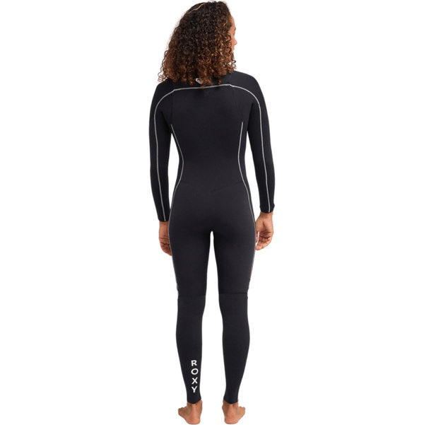 2026 Roxy Kvinders Elite Xtra Stretch 3/2mm Chest Zip Våddragt 26BW213503 - Black